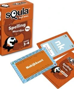 Identity Games Squla Spelling/ Woordjes Groep 3-4 Educatief Kaartspel -Spellen Kast 550x475 2