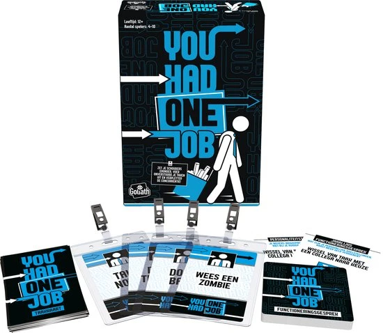 Goliath You Had One Job (NL) - Kaartspel - Je Hebt Maar Een Taak, Verpest Het Niet! 4 Goliath You Had One Job (NL) - Kaartspel - Je Hebt Maar Een Taak, Verpest Het Niet! - Afbeelding 2