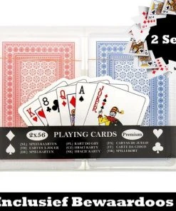 Spellen Kast 23 BEKAA Speelkaarten | 2 Stocks | Stokken |Spelkaarten | Kaarten | Kaartspellen | Toepen / Pokeren / Black Jack & Meer