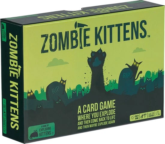 Exploding Kittens Zombie Kittens - Engelstalig Kaartspel 3 Exploding Kittens Zombie Kittens - Engelstalig Kaartspel