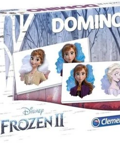 Clementoni - Spel Domino Pocket - Disney Frozen 2 - Kaartspel