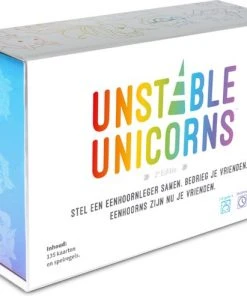 TeeTurtle Unstable Unicorns - Nederlandstalig Kaartspel -Spellen Kast 550x493 1