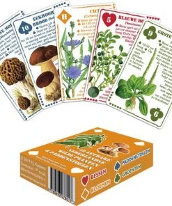 Buiten-Speelkaarten Wilderniskaarten - Eetbare Wilde Flora -Spellen Kast 550x495 7