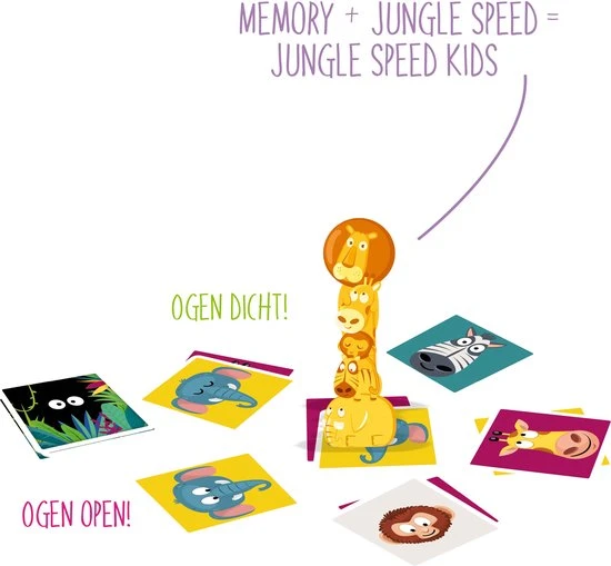 Zygomatic Board Game Studio Jungle Speed Kids - Kaartspel 5 Zygomatic Board Game Studio Jungle Speed Kids - Kaartspel - Afbeelding 3