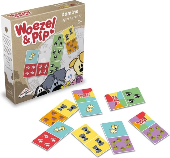Identity Games Woezel En Pip Domino - Kaartspel 4 Identity Games Woezel En Pip Domino - Kaartspel - Afbeelding 2