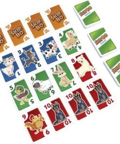 Skip-Bo Junior - Mattel Games - Kaartspel - Kinderspel -Spellen Kast 550x516 1