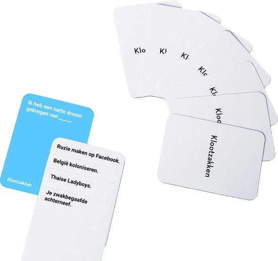 Klootzakken - Nederlands Kaartspel - Partyspel - Familiespel - Gezelschapsspel 4 Klootzakken - Nederlands Kaartspel - Partyspel - Familiespel - Gezelschapsspel - Afbeelding 2