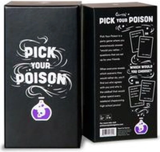 Dyce Games Pick Your Poison (Engelstalig) - Hét Dilemma Partyspel Voor Alle Leeftijden - "What Would You Rather Do " - Kaartspel 13 Dyce Games Pick Your Poison (Engelstalig) - Hét Dilemma Partyspel Voor Alle Leeftijden - "What Would You Rather Do " - Kaartspel - Afbeelding 11