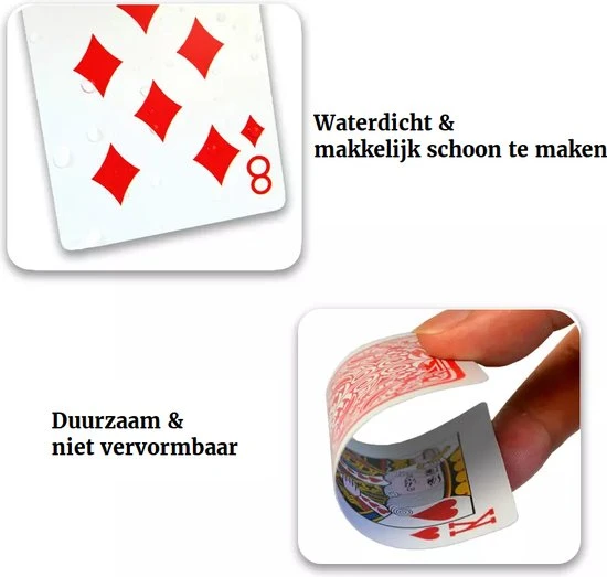 Casual Goods Plastic Speelkaarten | Waterdicht | Volwassenen | Poker | Blauw 7 Casual Goods Plastic Speelkaarten | Waterdicht | Volwassenen | Poker | Blauw - Afbeelding 5