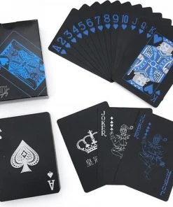 Party Or Naughty - Waterdichte Kaarten - Luxe Kaartspel - Speelkaarten - Pokerkaarten - Drankspel Kaarten - Blauw