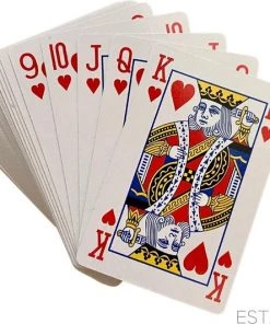 ESTARK Luxe Speelkaarten - 2 Sets - Plastic Coating - Poker Kaarten - Kaartspel - Spelkaarten - Spel Kaart - 2 X 56 - Gezelschapsspel - Spelen - Playing Cards - Cijfer In Alle 4 De Hoeken - 2 STUKS -Spellen Kast 550x532 9