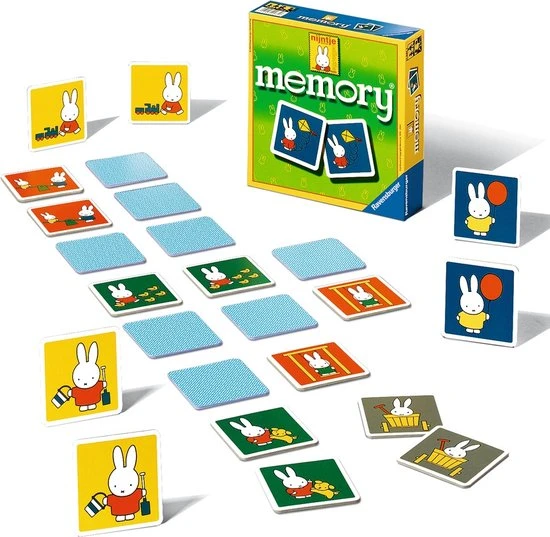 Ravensburger Nijntje Memory® - Kaartspel 4 Ravensburger Nijntje Memory® - Kaartspel - Afbeelding 2