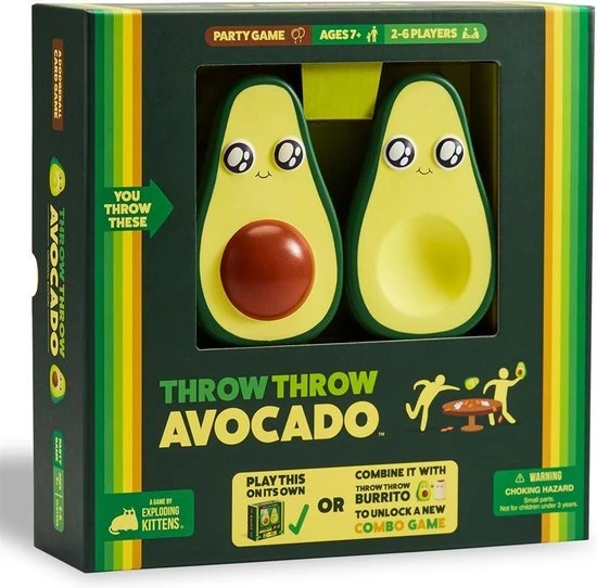 Exploding Kittens Throw Throw Avocado - Engelstalig Kaartspel 3 Exploding Kittens Throw Throw Avocado - Engelstalig Kaartspel