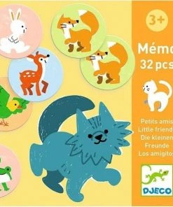 Djeco Memory Spel Kleine Dierenvrienden - 32-delig