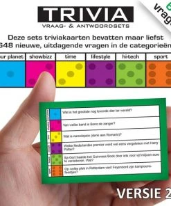 Playtime Trivia Vragen Aanvulset, Vraag En Antwoord - Versie Groen -Spellen Kast 550x550 104