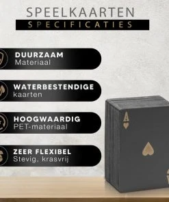 Qualux Speelkaarten | Kaarten | Luxe Pokerkaarten | Speelkaarten Waterdicht | Pokerkaarten | Kaartspel | Zwart | Goud 12 Qualux Speelkaarten | Kaarten | Luxe Pokerkaarten | Speelkaarten Waterdicht | Pokerkaarten | Kaartspel | Zwart | Goud -Spellen Kast 550x550 114