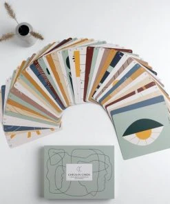 Check-in Cards - Het Echte Gesprek Met Jezelf - Kaartenset - Carddeck -Spellen Kast 550x550 160