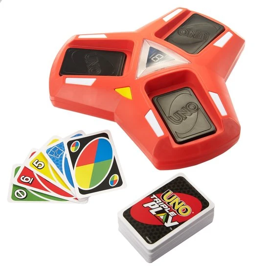 UNO Triple Play - Mattel Games - Kaartspel 6 UNO Triple Play - Mattel Games - Kaartspel - Afbeelding 4