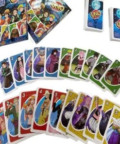 Merkloos UNO Anime Kaartspel - Nieuwe Editie - Naruto - One Piece - Dragon Ballz - Demon Slayer -Spellen Kast 550x550 204