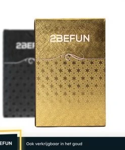 2BEFUN Waterdichte Kaarten - Zwart - Luxe Kaartspel - Speelkaarten - Pokerkaarten - Drankspel - Ook Geschikt Als Kerst Cadeau Voor Man En Vrouw, Voor Grote Kinderen Of Sinterklaas Schoencadeautjes - Cadeautjes -Spellen Kast 550x550 217