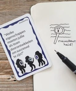 Odder Being - Visiekaarten Voor Teams - 55 Kaarten - Vragen Voor Teambuilding, Teamcoaching, Leiderschapscoaching -Spellen Kast 550x550 285