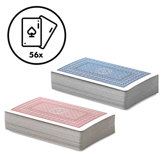 In Round Speelkaarten 2 Decks / Stokken – Spel Kaarten / Spelkaarten 4 In Round Speelkaarten 2 Decks / Stokken – Spel Kaarten / Spelkaarten - Afbeelding 2