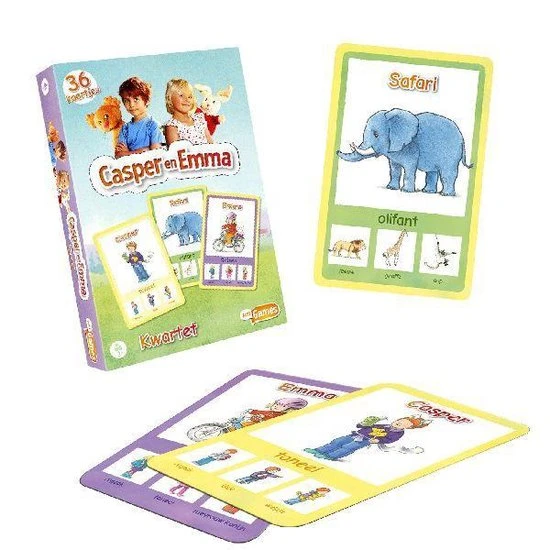 Just Games Kwartet Casper En Emma 6 Just Games Kwartet Casper En Emma - Afbeelding 4