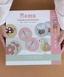 Little Dutch Memo Flowers & Butterflies FSC -Spellen Kast 550x550 33