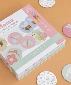 Little Dutch Memo Flowers & Butterflies FSC -Spellen Kast 550x550 34