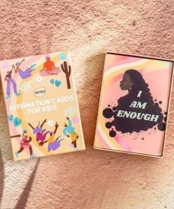 IMYOGI Positieve Bevestigingen Kaarten Voor Kinderen - Kindercadeautje Voor Kinderen - Positive Affirmation Cards For Kids - Yoga Mat Accessoires - Kerstcadeau - Kaartspel