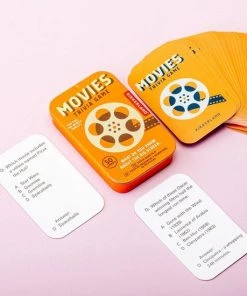 Kikkerland Movies Trivia - Pubquiz - 50 Vragen - Spel Voor Onderweg -Spellen Kast 550x550 393