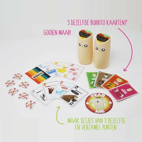 Exploding Kittens Throw Throw Burrito - Nederlandstalig Kaartspel 5 Exploding Kittens Throw Throw Burrito - Nederlandstalig Kaartspel - Afbeelding 3