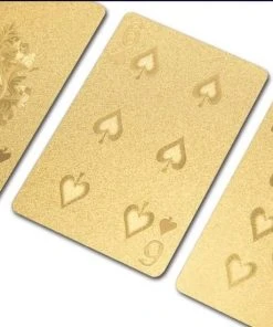 REBL Luxe Gouden Speelkaarten / Poker Kaarten - Geplastificeerd -Spellen Kast 550x551 26