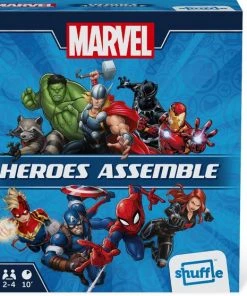 Shuffle - Marvel Heroes Assemble - Kaartspel - Familiespel - Co Peratief Kaartspel - Voor Fans Van Marvel Snap
