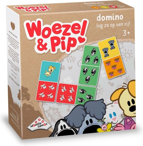 Identity Games Woezel En Pip Domino - Kaartspel 5 Identity Games Woezel En Pip Domino - Kaartspel - Afbeelding 3