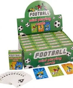 Merkloos Mini Voetbal Thema Speelkaarten 6 X 4 Cm In Doosje Van Karton - Handig Formaatje Kleine Kaartspelletjes -Spellen Kast 550x562 9