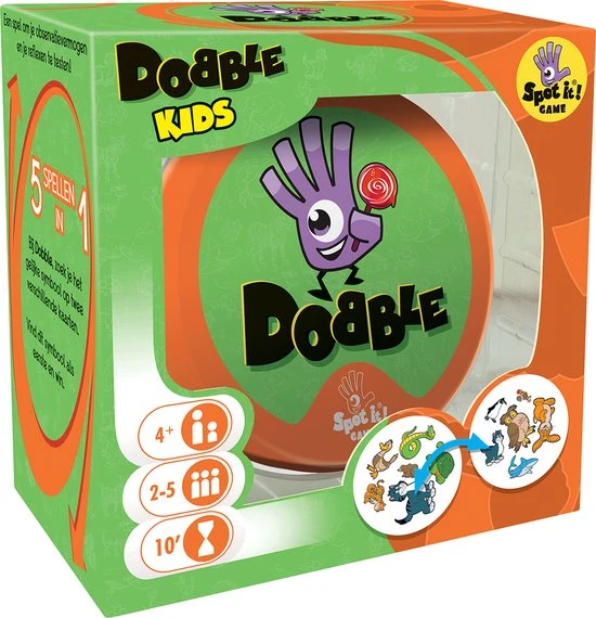 Zygomatic Board Game Studio Dobble Kids - Kaartspel 3 Zygomatic Board Game Studio Dobble Kids - Kaartspel
