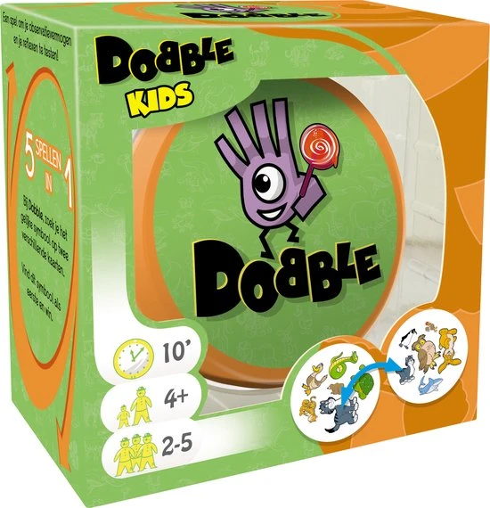 Zygomatic Board Game Studio Dobble Kids - Kaartspel 7 Zygomatic Board Game Studio Dobble Kids - Kaartspel - Afbeelding 5