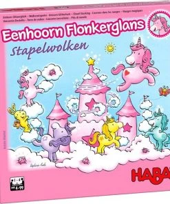 Haba - Haba Stapelspel Eenhoorn Flonkerglans Stapelwolken