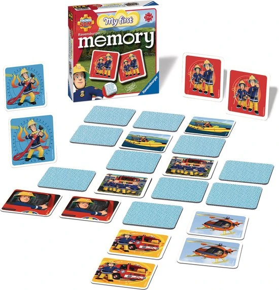Ravensburger Brandweerman Sam My First Memory 6 Ravensburger Brandweerman Sam My First Memory - Afbeelding 4