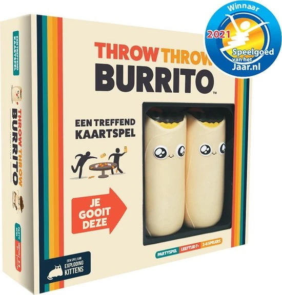 Exploding Kittens Throw Throw Burrito - Nederlandstalig Kaartspel 6 Exploding Kittens Throw Throw Burrito - Nederlandstalig Kaartspel - Afbeelding 4
