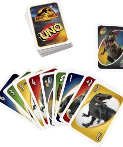 UNO Jurassic World 3 - Mattel Games - Kaartspel -Spellen Kast 550x581 1