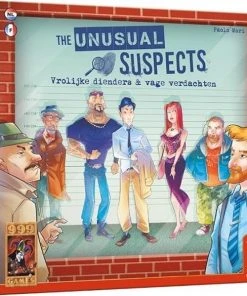 999 Games The Unusual Suspects Kaartspel -Spellen Kast 550x585 3