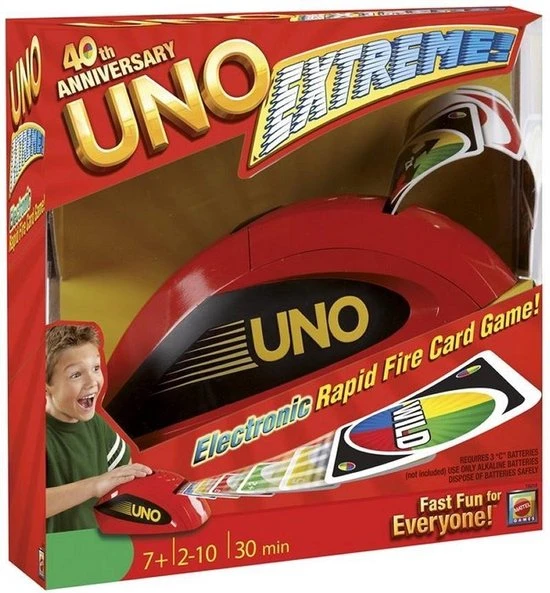 Mattel Games Uno Extreme - Kaartspel 3 Mattel Games Uno Extreme - Kaartspel