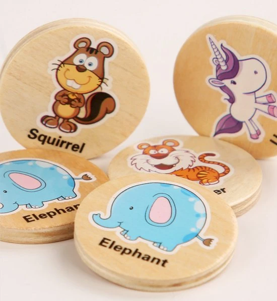 Wooden Toys Houten Memory Spel - 20 Delig - Memory Spelletjes Vanaf 3 Jaar - Houten Speelgoed - Schoencadeautjes Voor Kinderen - Dieren 9 Wooden Toys Houten Memory Spel - 20 Delig - Memory Spelletjes Vanaf 3 Jaar - Houten Speelgoed - Schoencadeautjes Voor Kinderen - Dieren - Afbeelding 7