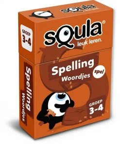 Identity Games Squla Spelling/ Woordjes Groep 3-4 Educatief Kaartspel -Spellen Kast 550x598