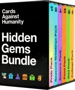 Cards Against Humanity Hidden Gems Bundle 6 Themed Packs + 10 All-new Cards -Spellen Kast 550x603