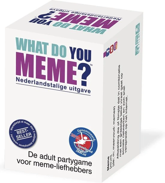 What Do You Meme - Kaartspel / Familiespel / Partyspel - Nederlandstalige Editie 5 What Do You Meme - Kaartspel / Familiespel / Partyspel - Nederlandstalige Editie - Afbeelding 3