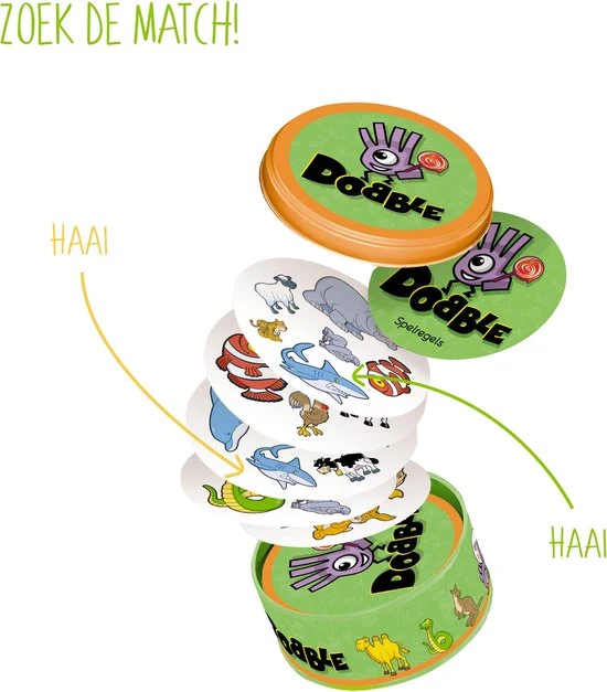 Zygomatic Board Game Studio Dobble Kids - Kaartspel 6 Zygomatic Board Game Studio Dobble Kids - Kaartspel - Afbeelding 4