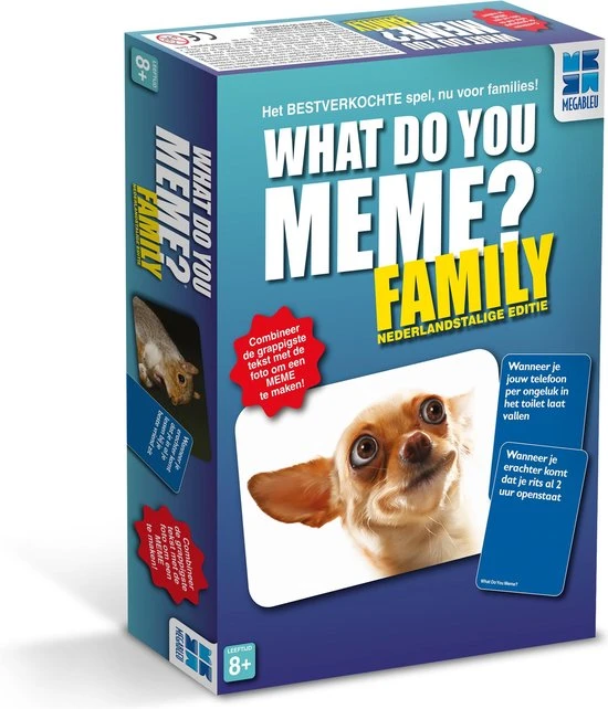 Megableu What Do You Meme Familie Nederlandstalig - Kaartspel - Familiespel - Partyspel Vol Humor! 3 Megableu What Do You Meme Familie Nederlandstalig - Kaartspel - Familiespel - Partyspel Vol Humor!